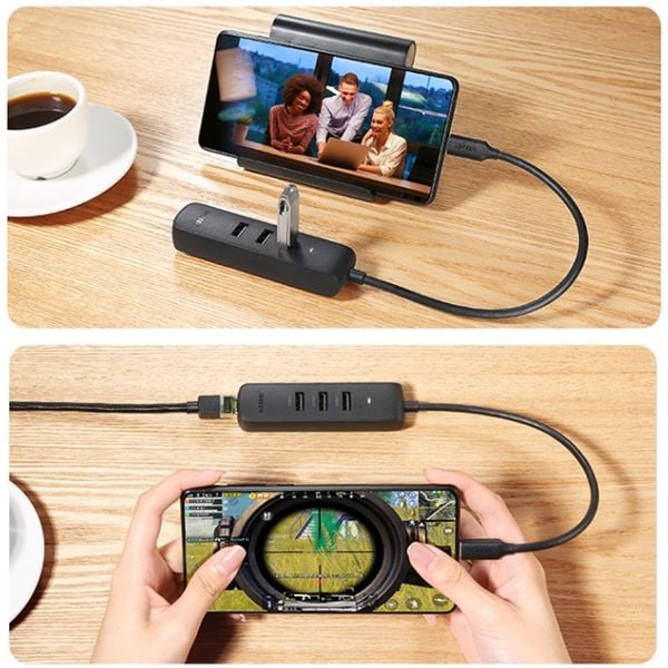 Bộ chia HUB USB 3.1 Type C ra 3 cổng USB 3.0 + Lan 10/100 Mbps Ugreen 10917 - Phụ Kiện Điện Tử Việt Nam