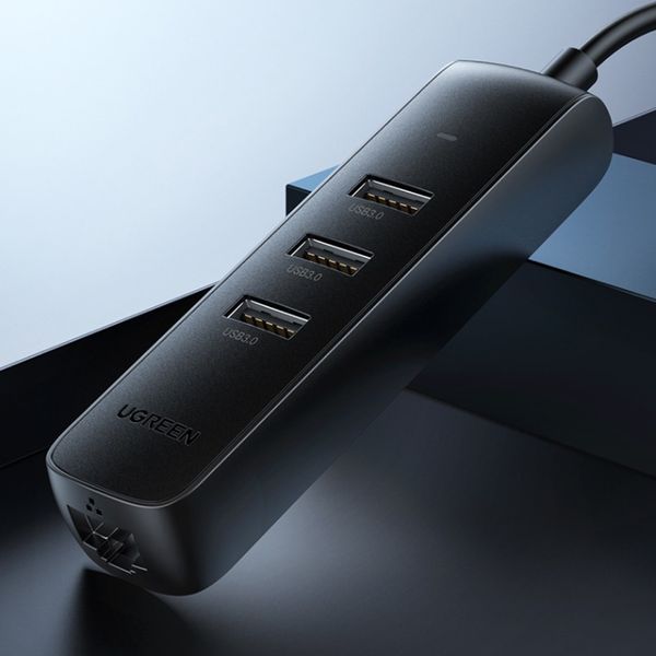 Bộ chia HUB USB 3.1 Type C ra 3 cổng USB 3.0 + Lan 10/100 Mbps Ugreen 10917 - Phụ Kiện Điện Tử Việt Nam