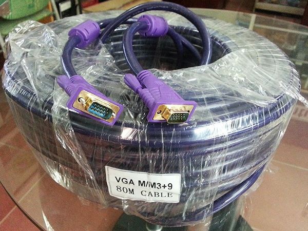 Cáp VGA B-GO 80M 3+9 có chống nhiễu, chất lượng tốt - Phụ Kiện Điện Tử Việt Nam