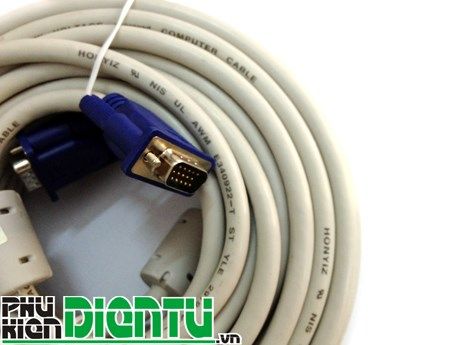 Cáp VGA KingMaster 1-40m, chuẩn 3+4C, cáp tròn, màu trắng - Phụ Kiện Điện Tử Việt Nam Cáp VGA KingMaster 1-40m, chuẩn 3+4C, cáp tròn, màu trắng - Phụ Kiện Điện Tử Việt Nam