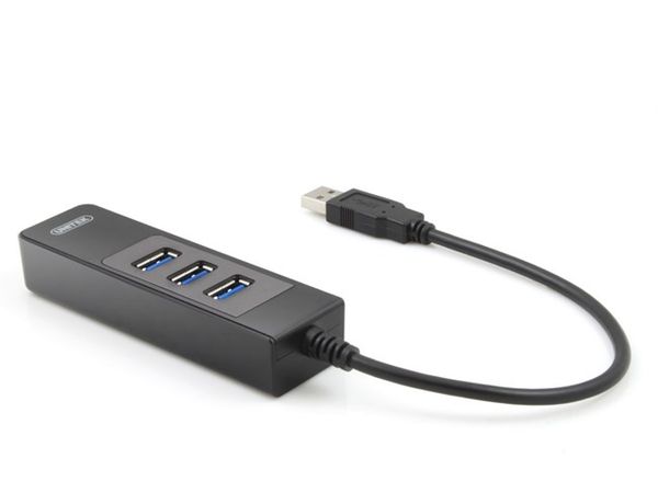 Hub USB 3.0 3Port+ Lan Gigabit Unitek Y-3045, hub phụ kiện điện tử - Phụ Kiện Điện Tử Việt Nam