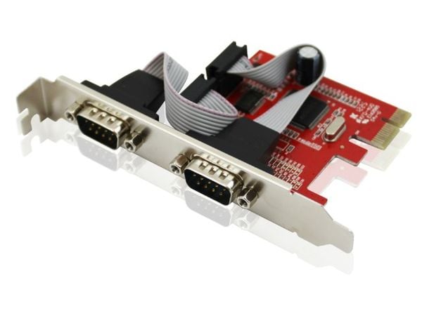 Card PCI-E to RS232 2Port Unitek Y-7504 chính hãng, dùng được cho mini PC - Phụ Kiện Điện Tử Việt Nam