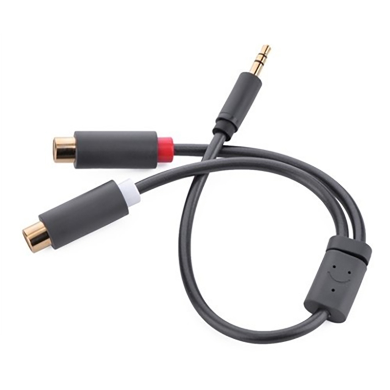 Cáp Audio 3.5mm Male to 2RCA Female 0.2m Ugreen mạ vàng 24K 10547 - Phụ Kiện Điện Tử Việt Nam ugreen 10547