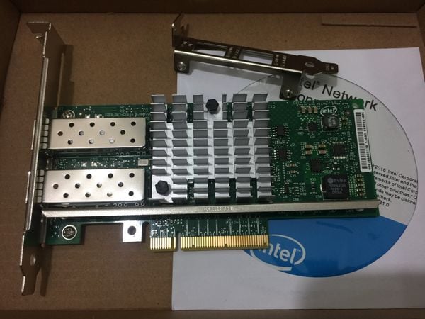 Cạc mạng server 2 cổng quang 10Gbps PCI-E 8X Intel X520-DA2 - Phụ Kiện Điện Tử Việt Nam card mang server intel