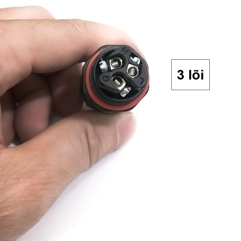 Đầu nối cút nối dây cáp điện 3 lõi chống nước IP68 3 thành phần (1 chiếc) - Phụ Kiện Điện Tử Việt Nam dau noi cap dien chong nuoc ngoai troi