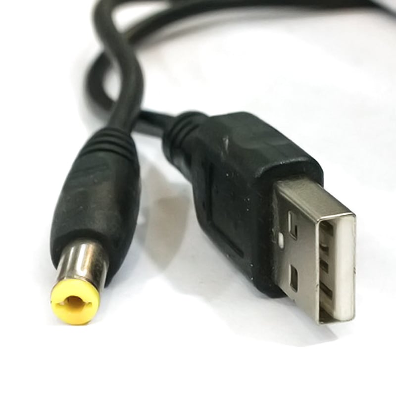 Cáp nguồn DC USB ra chân nguồn 5.5x2.1mm 1.4 mét - Phụ Kiện Điện Tử Việt Nam cap nguon usb ra 5.5x2.1mm