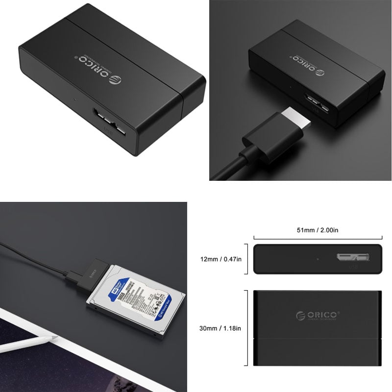 USB 3.0 sang SATA đọc dữ liệu HDD SSD 2.5 Orico 21UTS - Phụ Kiện Điện Tử Việt Nam dau doc o cung hdd/ssd 3.0 orico 21uts