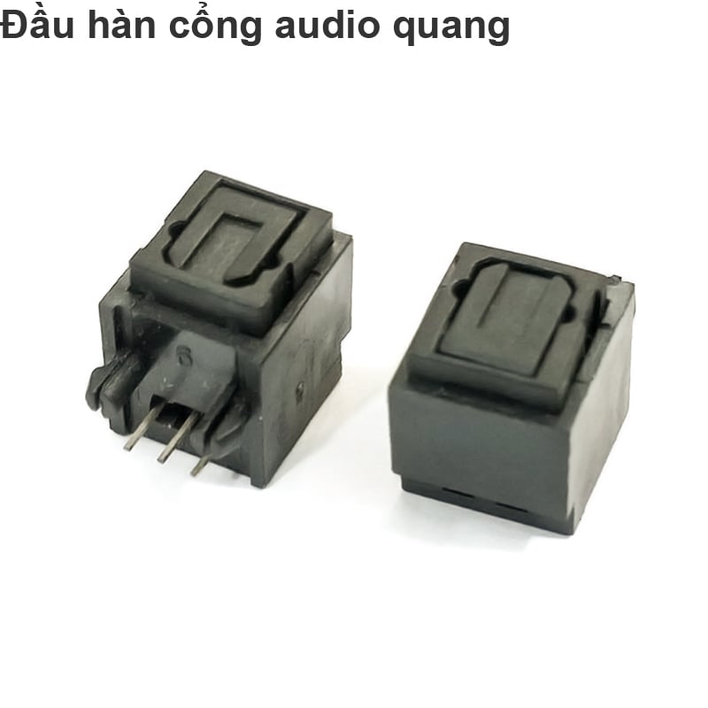 Đầu hàn cổng cái jack cắm audio quang optical toslink SPDIF (1 chiếc) - Phụ Kiện Điện Tử Việt Nam dau han cong cam optical