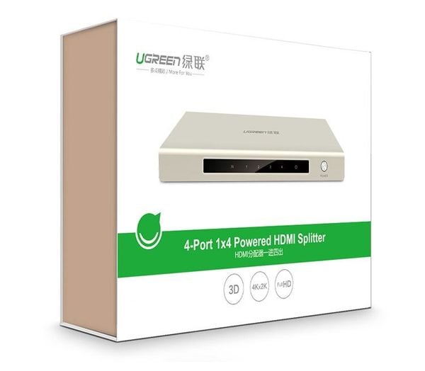 Bộ chia HDMI 2 cổng 4K 30Hz Ugreen 40276 - Phụ Kiện Điện Tử Việt Nam Bộ chia HDMI 2 cổng 4K 30Hz Ugreen 40276 - Phụ Kiện Điện Tử Việt Nam