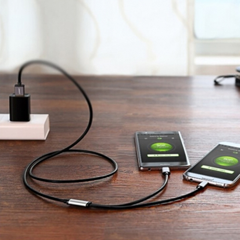 Cáp sạc và dữ liệu USB AM sang 2 Micro USB UGREEN 0.5m 40347 - Phụ Kiện Điện Tử Việt Nam ugreen 40437