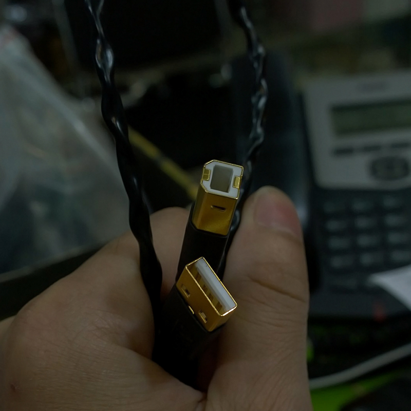 Cáp USB DAC lõi đồng tinh khiết OFC 5N mạ bạc Nobility Mamba M-380US - Phụ Kiện Điện Tử Việt Nam cap usb dac am-bm 0.5m nobility