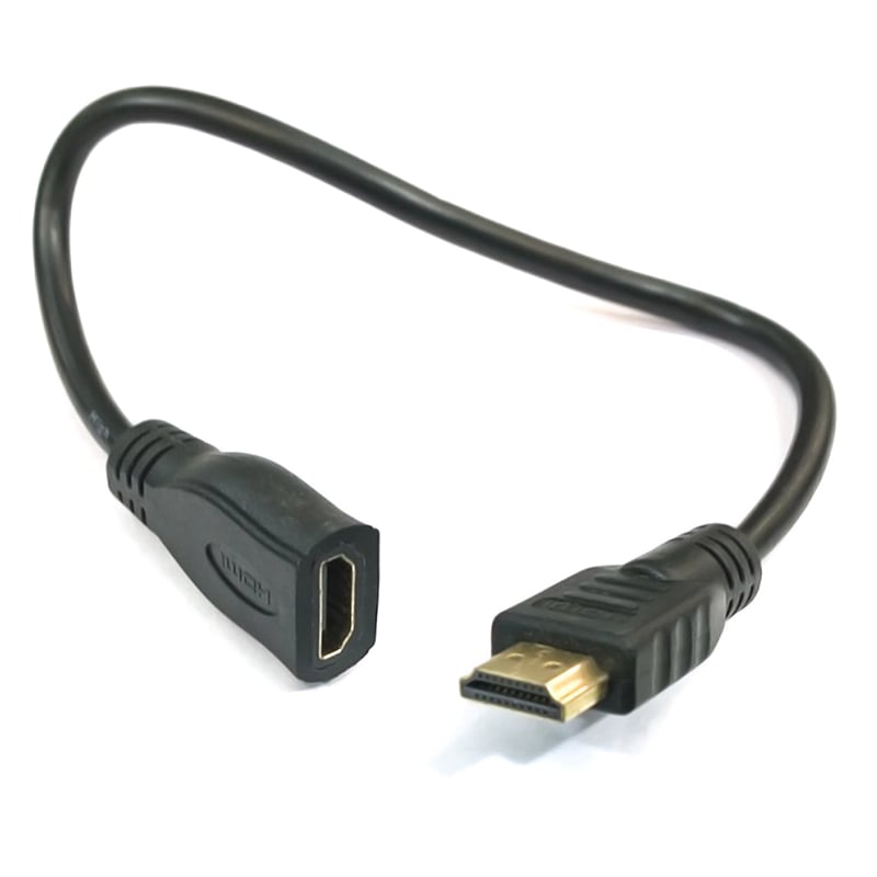 Cáp HDMI 1 đầu đực 1 đầu cái nối dài 30Cm V1.4 4K - Phụ Kiện Điện Tử Việt Nam cap noi dai doan HDMI 30cm