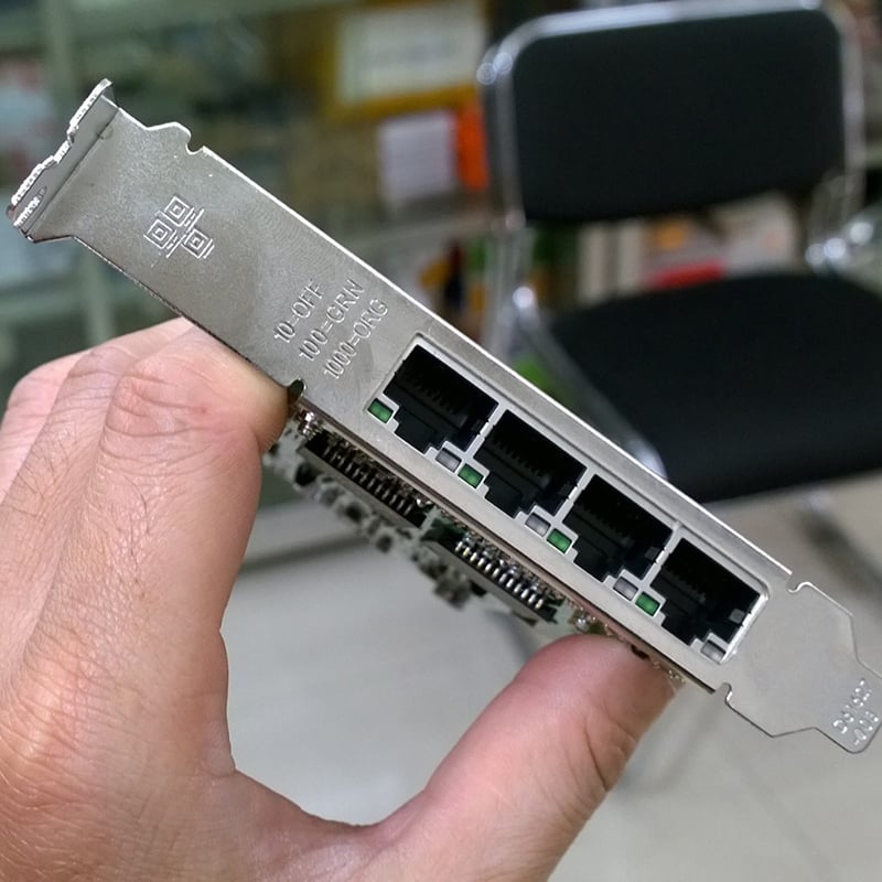 Cạc mạng server LAN gigabit Card PCI-E 4X ra 4 cổng mạng LAN RJ45 1GB Intel I350-T4 - Phụ Kiện Điện Tử Việt Nam card mang intel i350t4