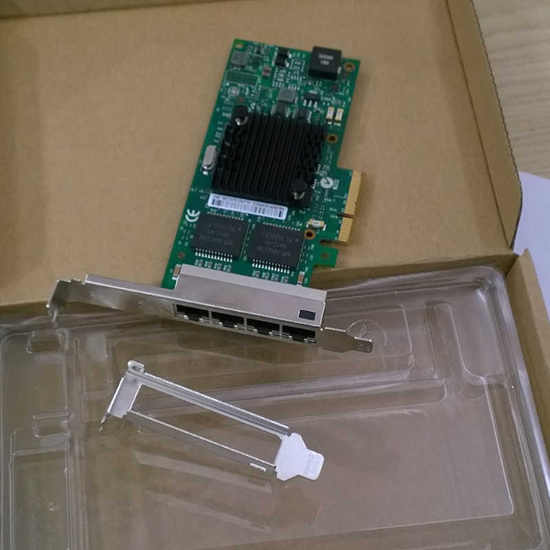 Cạc mạng server LAN gigabit Card PCI-E 4X ra 4 cổng mạng LAN RJ45 1GB Intel I350-T4 - Phụ Kiện Điện Tử Việt Nam card mang intel i350t4
