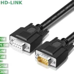 Cáp cổng COM RS232 nối thẳng đầu đực đầu cái dài từ 1m đến 30m HD-Link