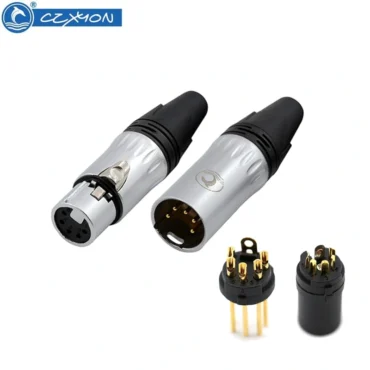 Đầu giắc âm thanh XLR 5 chân CZXYON CL-5MX-CL-5FX