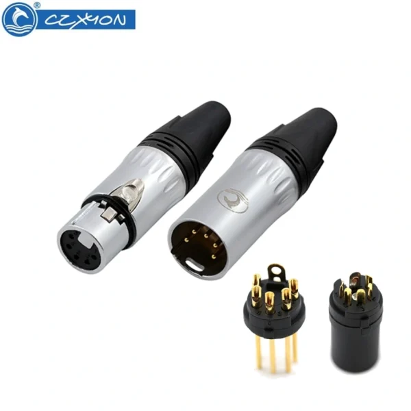 Đầu giắc âm thanh XLR 5 chân CZXYON CL-5MX-CL-5FX