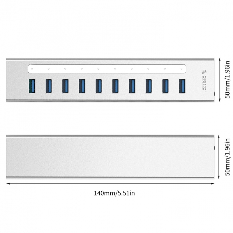 bo chia usb 3.0 orico a3h10