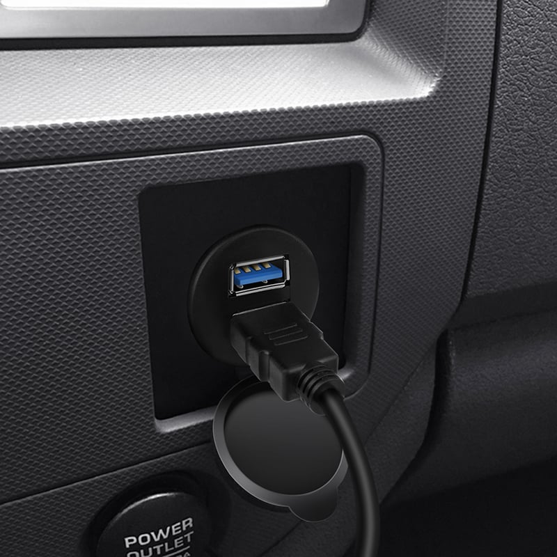 Cáp nối dài USB 3.0 1 mét lắp bảng điều khiển 2 cổng - USB 3.0 Flush Mount Cable Dual port - Phụ Kiện Điện Tử Việt Nam cap usb noi dai lap bang dien khien