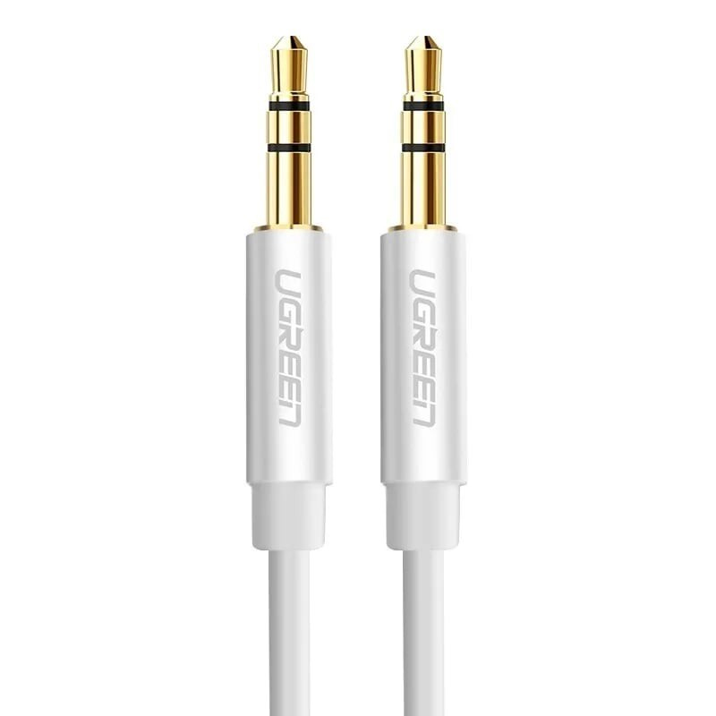 Cáp audio 3.5mm UGREEN mạ vàng 24K 0.5M 1M 2M 3M 5M (tròn màu trắng) - Phụ Kiện Điện Tử Việt Nam cap aux 3.5mm ugren