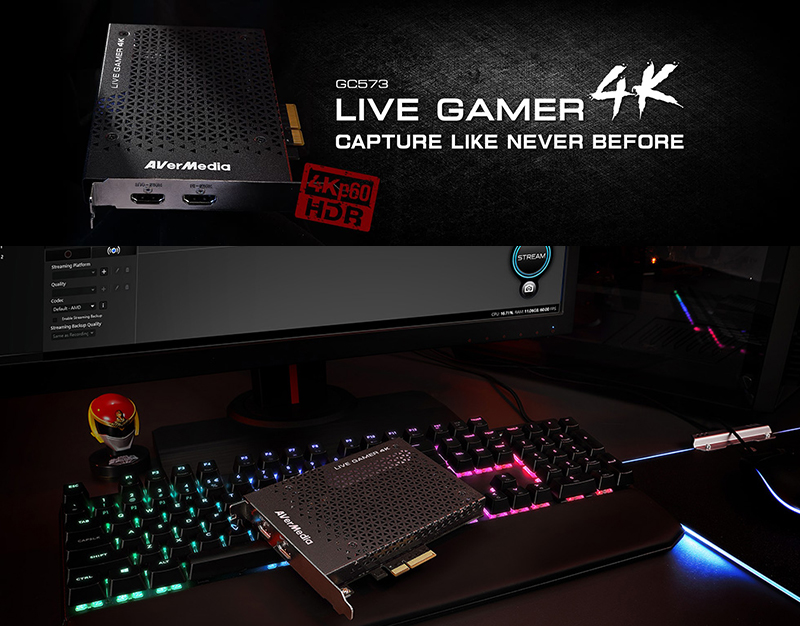 card ghi hinh HDMI 2.0 4KP60 HDR Avermedia GC573