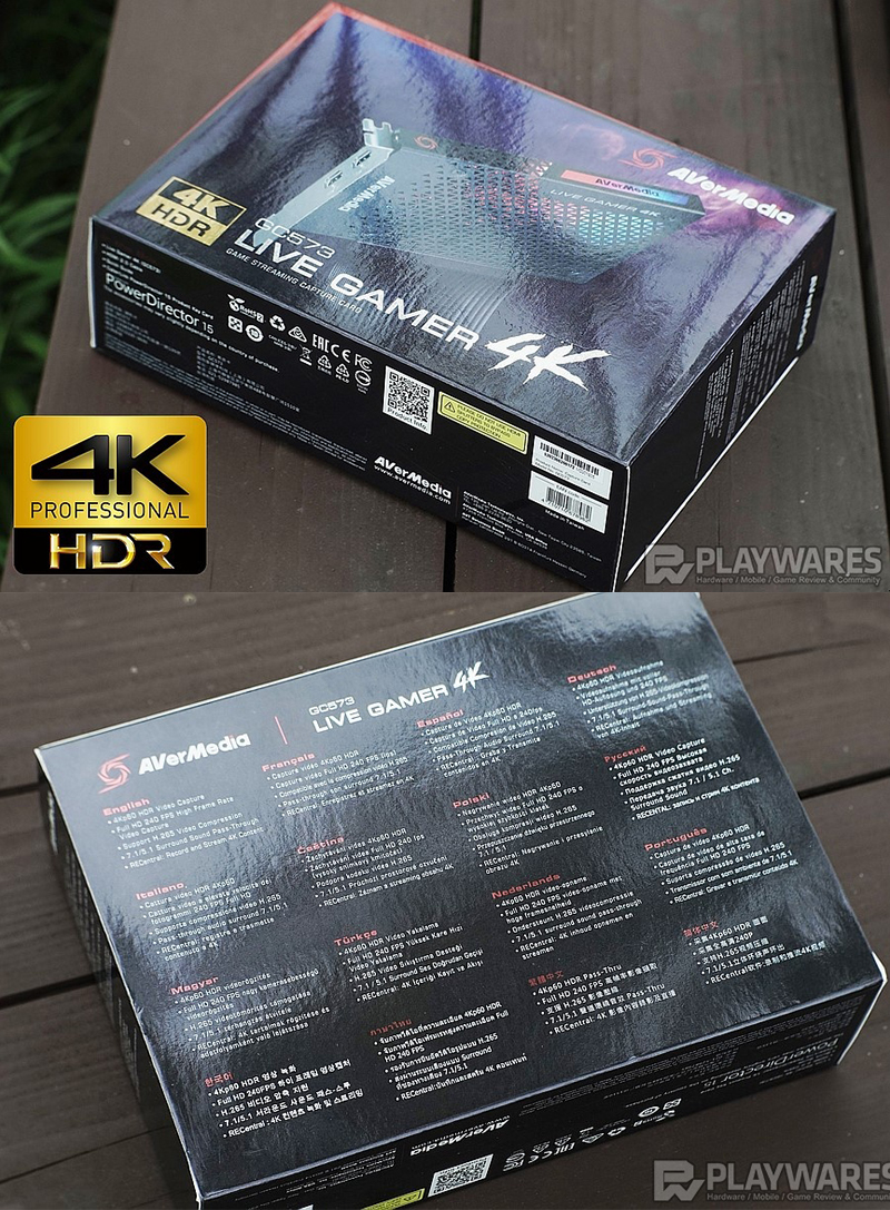 card ghi hinh HDMI 2.0 4KP60 HDR Avermedia GC573