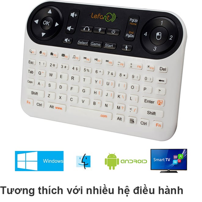 Bàn phím không dây Chuột bay cầm tay Lefant F6 - Phụ Kiện Điện Tử Việt Nam ban phim chuot bay
