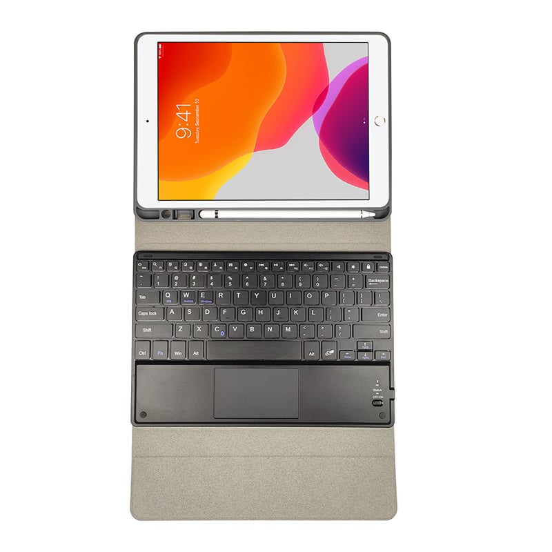 Bàn phím bao da bluetooth có di chuột cho New iPad 10.2 và 10.5 inches 2019 BOW RK102C - Phụ Kiện Điện Tử Việt Nam ban phim cho ipad 10.2