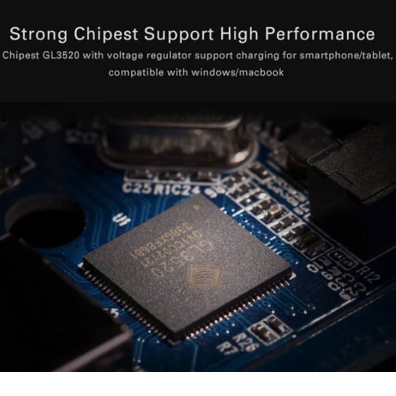 bo chia usb 3.0 10 cong ugreen 20297