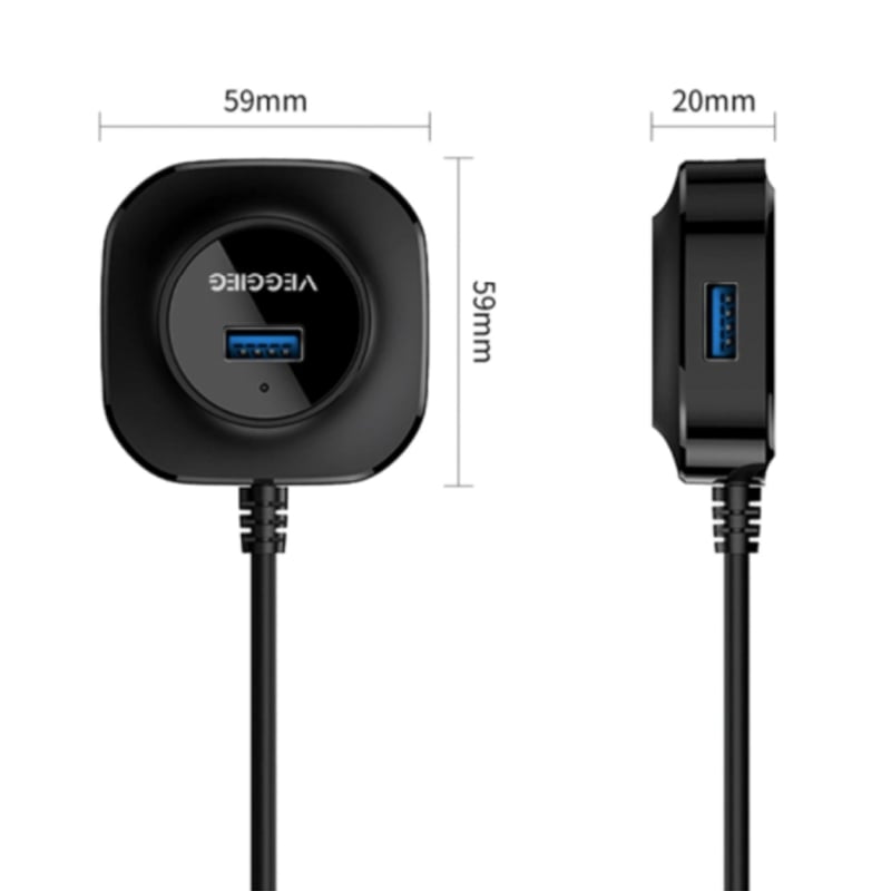 hub bo chia cong usb 3.0 1 ra 4 veggieg v-u3401