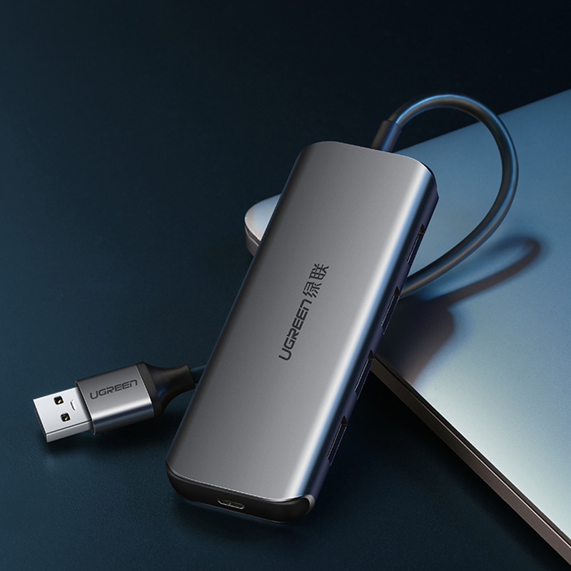 hub chia cong usb 3.0 4 port ugreen 50768