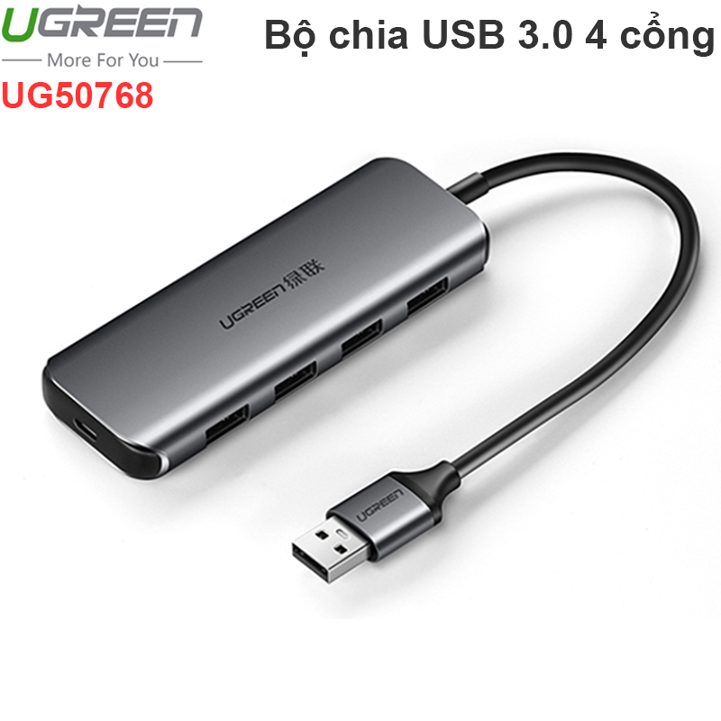 bo chia cong usb 3.0 4 cong ugreen 50768