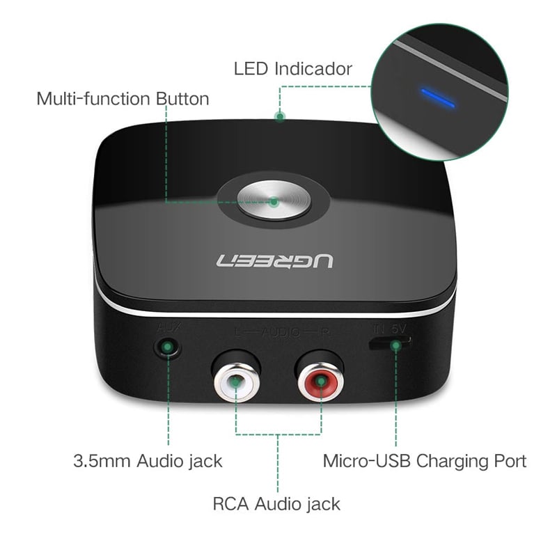 Bộ đầu nhận bluetooth music 5.0 cho Loa Ampli Ugreen 30445 - Phụ Kiện Điện Tử Việt Nam bo phat bluetooth ugreen 30445