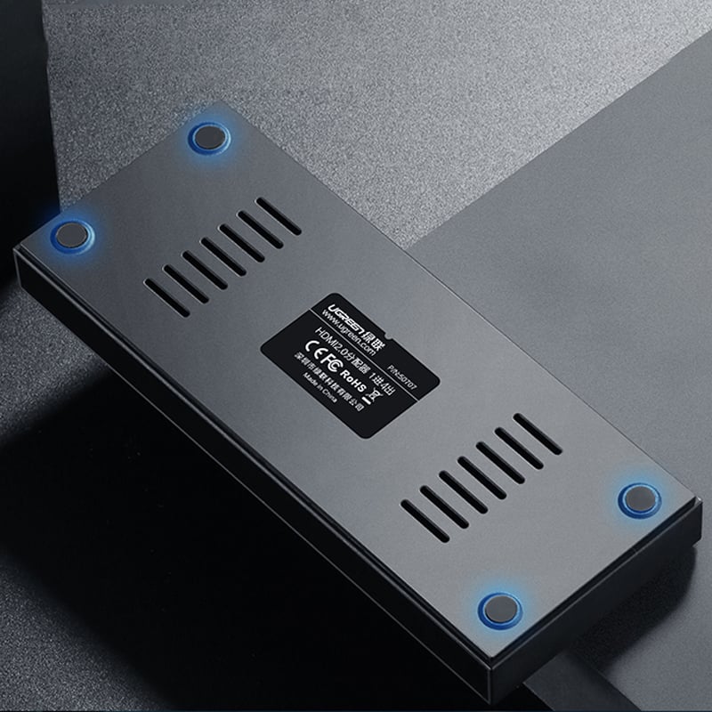 Bộ chia HDMI 2.0 1 ra 4 4K60Hz Ugreen 50708 - Phụ Kiện Điện Tử Việt Nam ugreen 50708 bo chia hdmi 2.0 4 cong