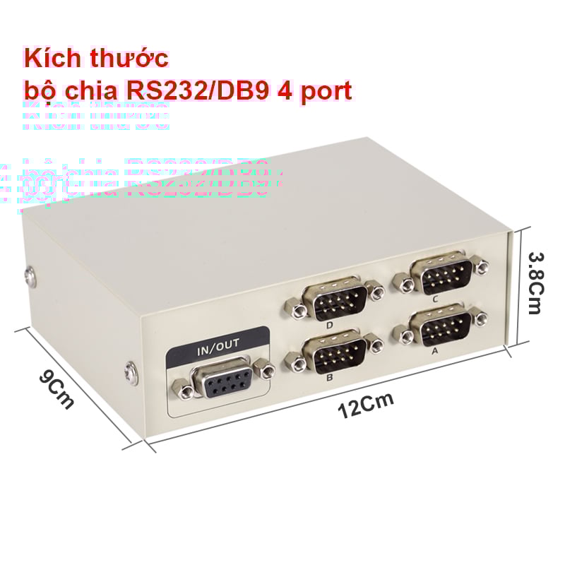 Switch RS232 DB9 2 cổng, Bộ chuyển mạch RS232 2 vào 1 MT-VIKI MT-RS232-2 - Phụ Kiện Điện Tử Việt Nam bo gop rs232 2 cong 4 cong mt-viki