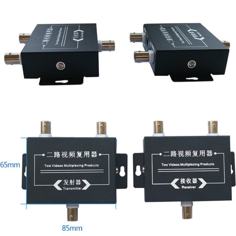 Bộ gộp 2 Camera AHD đi trên 1 cáp đồng trục 300 mét 8602 - Phụ Kiện Điện Tử Việt Nam bo gop 2 camera vao 1 soi dong truc ho tro ahd