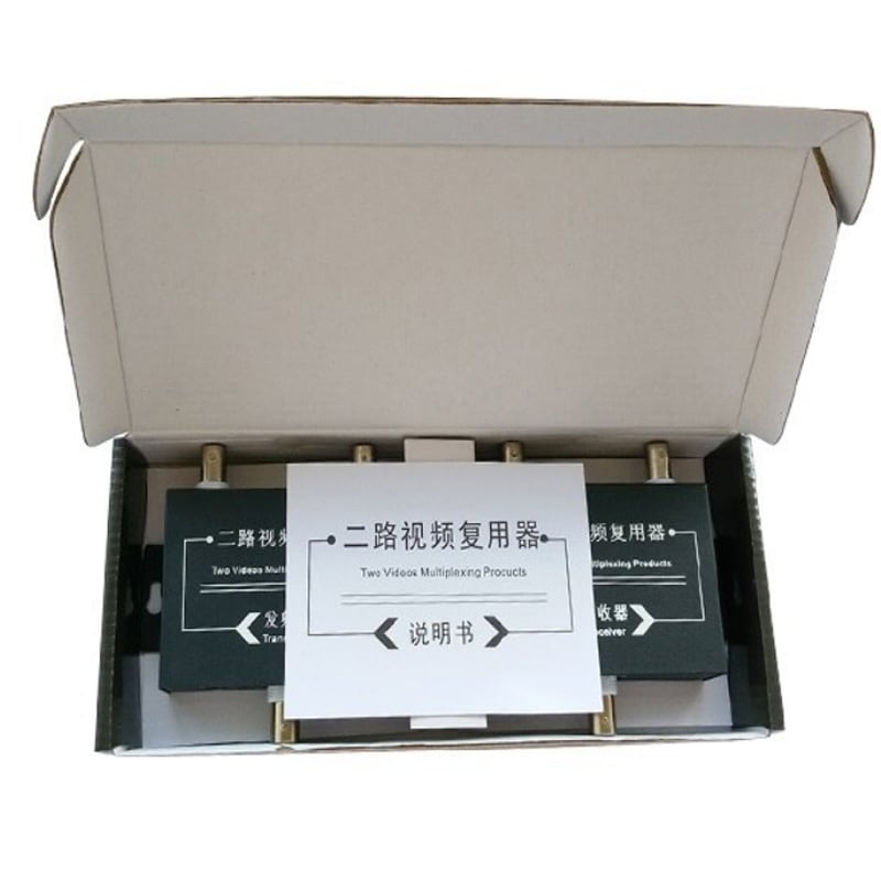 Bộ gộp 2 Camera AHD đi trên 1 cáp đồng trục 300 mét 8602 - Phụ Kiện Điện Tử Việt Nam bo gop 2 camera vao 1 soi dong truc ho tro ahd