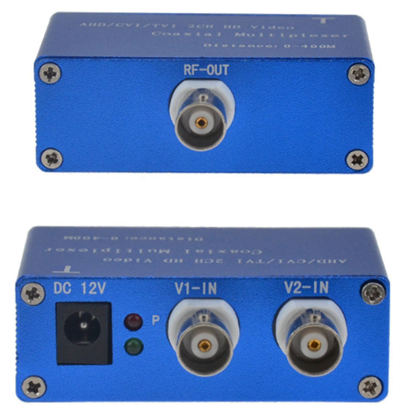 Bộ gộp 2 Camera AHD CVI TVI 720P 1080P đi trên 1 cáp đồng trục 400 mét HD-102 - Phụ Kiện Điện Tử Việt Nam bo khuech dai gop 2 camera tren 1 day dong truc ahd cvi tvi hd-102