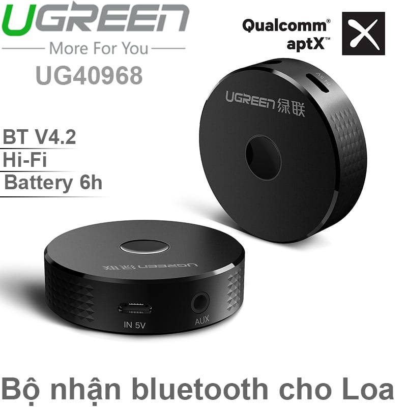 bo nhan bluetooth cho loa ugreen 40968