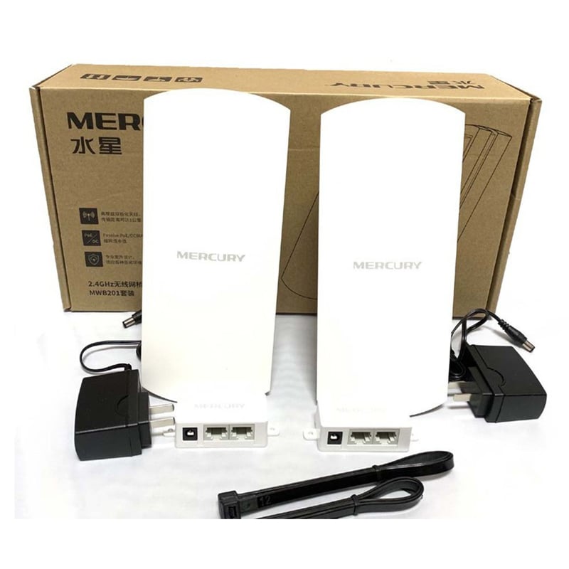 Bộ thu phát wifi không dây cho camera IP trong thang máy - Bộ thu phát WIFI ngoài trời 5Km 867Mbps 5.8GHz Mercury MWB505 - Phụ Kiện Điện Tử Việt Nam bo phat wifi ngoai troi mercury mwb201