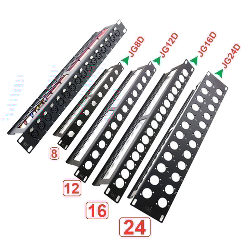 Khay mặt bracket gắn nhân HDMI VGA AV RJ45 BNC SDI XLR USB 24 cổng Coraon 2U24 JG24D - Phụ Kiện Điện Tử Việt Nam thanh ray bat cong cam av vga hdmi