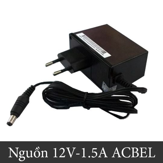 Nguồn DC 12V-1.5A, 2A ACBEL chân cắm 5.5x2.5mm - Phụ Kiện Điện Tử Việt Nam nguon 12v-1.5a