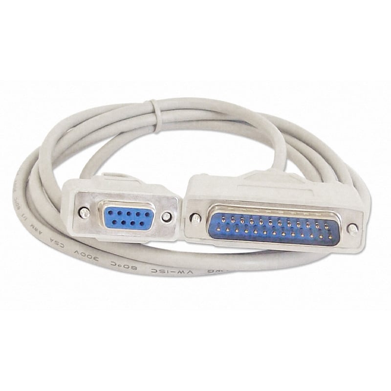 Dây cáp chuyển DB9 cái sang DB25 đực 1.5 mét | 3 mét - Phụ Kiện Điện Tử Việt Nam cap rs232 db9 female sang db25 male