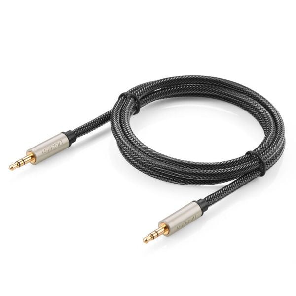 Cáp audio 3.5mm UGREEN mạ vàng 24K 0.5M 1M 1.5M 2M 3M 5M 8M 10M 12M 15M 20M (tròn bọc lưới) - Phụ Kiện Điện Tử Việt Nam Cáp tai nghe 3.5mm cao cấp mạ vàng 24k