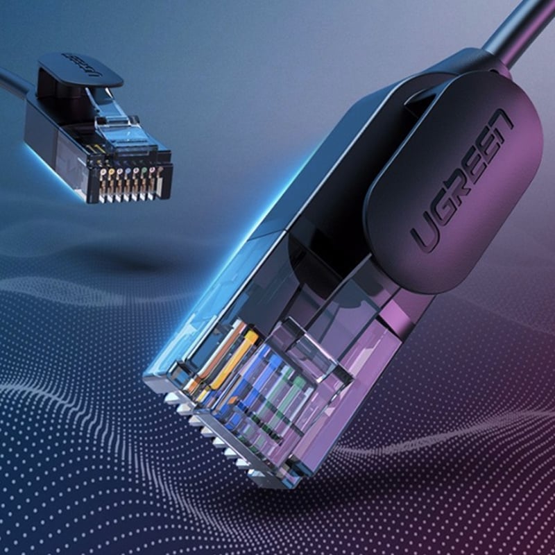 Cáp mạng CAT6A UTP 10Gbps ultrathin Ugreen 0.5M 1M 1.5M 2M 3M 5M 10M - Phụ Kiện Điện Tử Việt Nam day mang cat6a utp 10gb ugreen