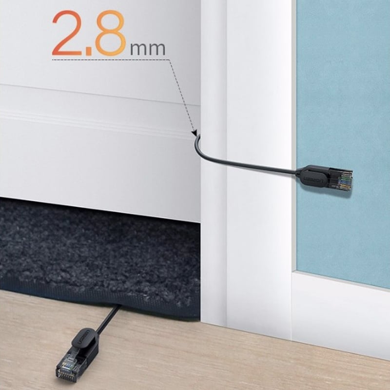 Cáp mạng CAT6A UTP 10Gbps ultrathin Ugreen 0.5M 1M 1.5M 2M 3M 5M 10M - Phụ Kiện Điện Tử Việt Nam day mang cat6a utp 10gb ugreen