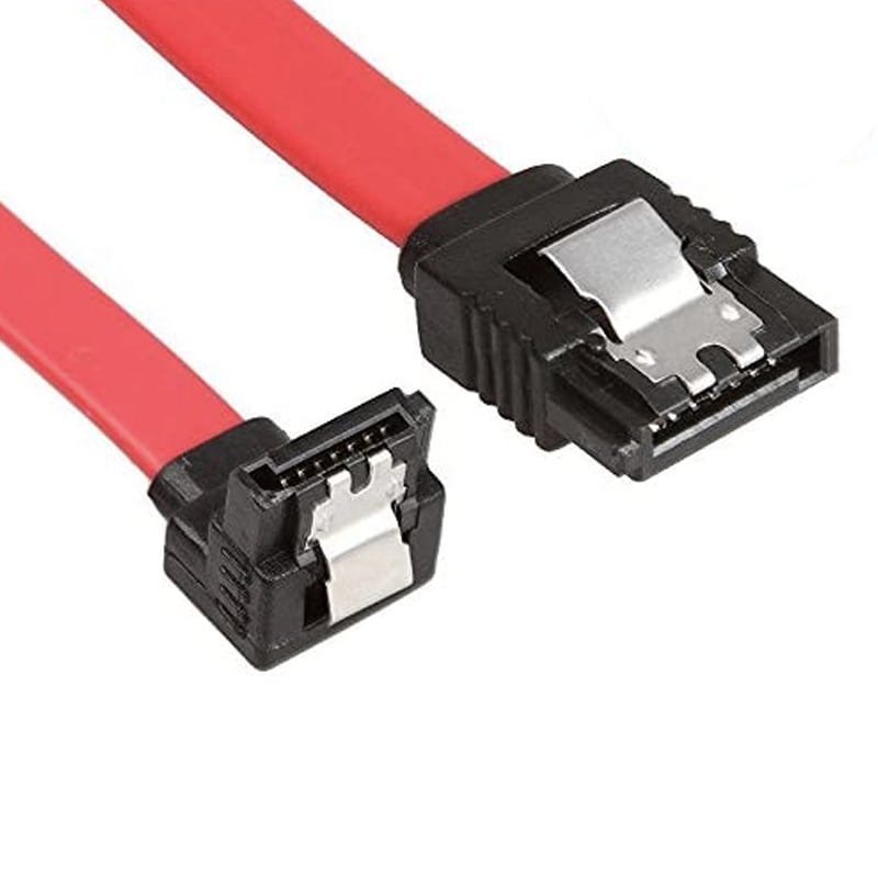 Cáp dữ liệu SATA cho HDD SSD 50Cm 1 đầu thẳng 1 đầu bẻ góc - Phụ Kiện Điện Tử Việt Nam day cap du lieu sata