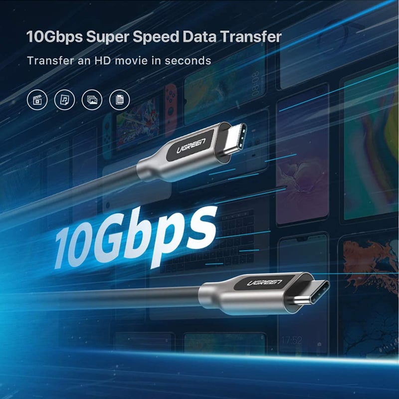 cap usb-c gen2 10gb ugreen 50230