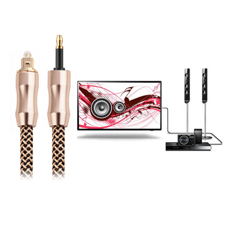 Cáp âm thanh quang audio toslink 3.5mm 1 mét và 2 mét - Phụ Kiện Điện Tử Việt Nam cap audio quang 3.5mm sang quang thuong
