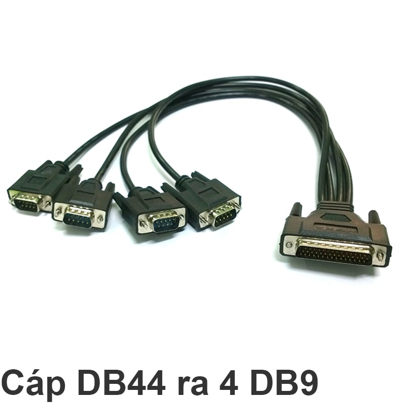 Cáp chuyển đổi DB44 ra 4 cổng DB9 50Cm - D-SUB 44 PIN to DB9 RS232 - Phụ Kiện Điện Tử Việt Nam cap db99 ra 4 db9